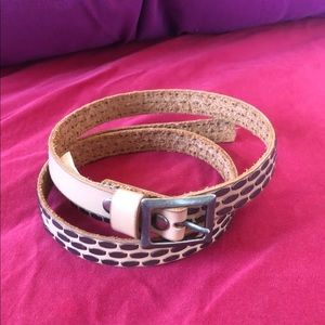 Ecote Studded Leather Belt - L